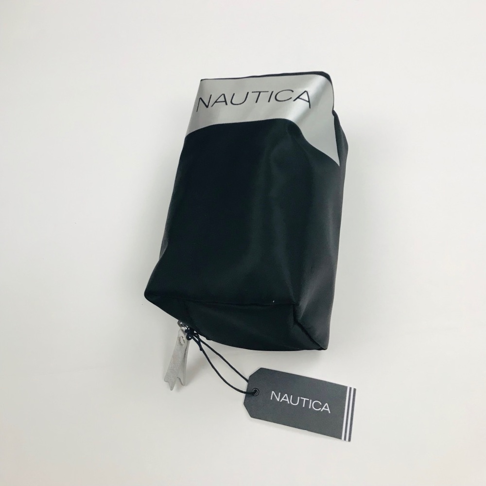 Nautica toiletries bag black/silver